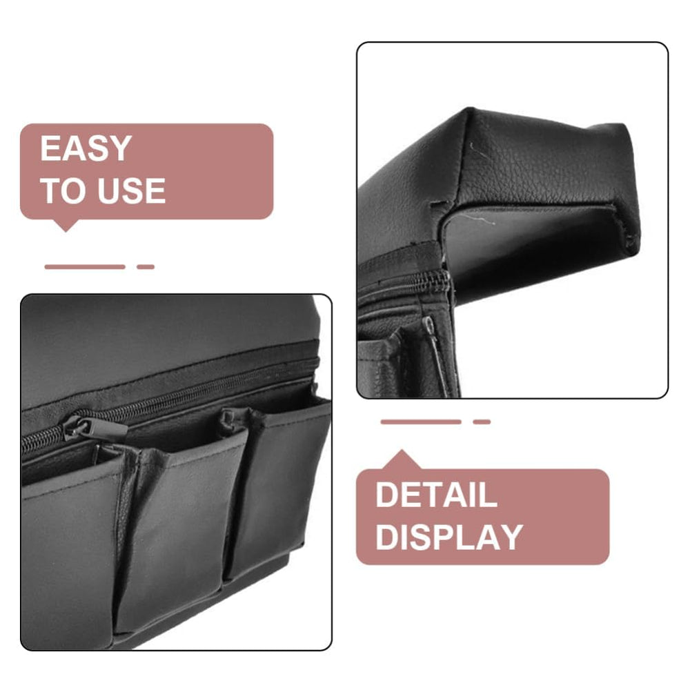 JECOMPRIS mounted on car door armrest showing convenient reach and tidy storage benefit