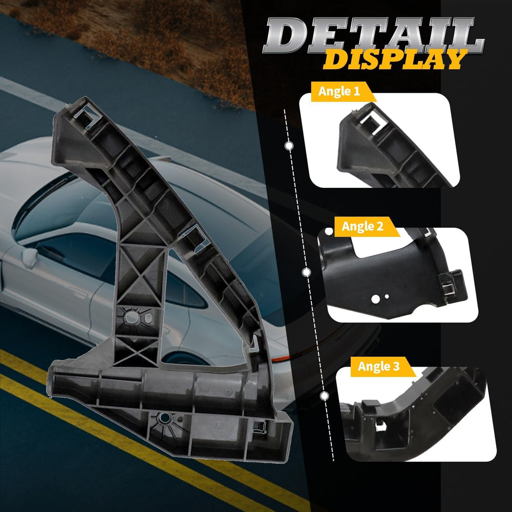 Jecoupoon bracket mounting hole and tab detail ensuring accurate installation