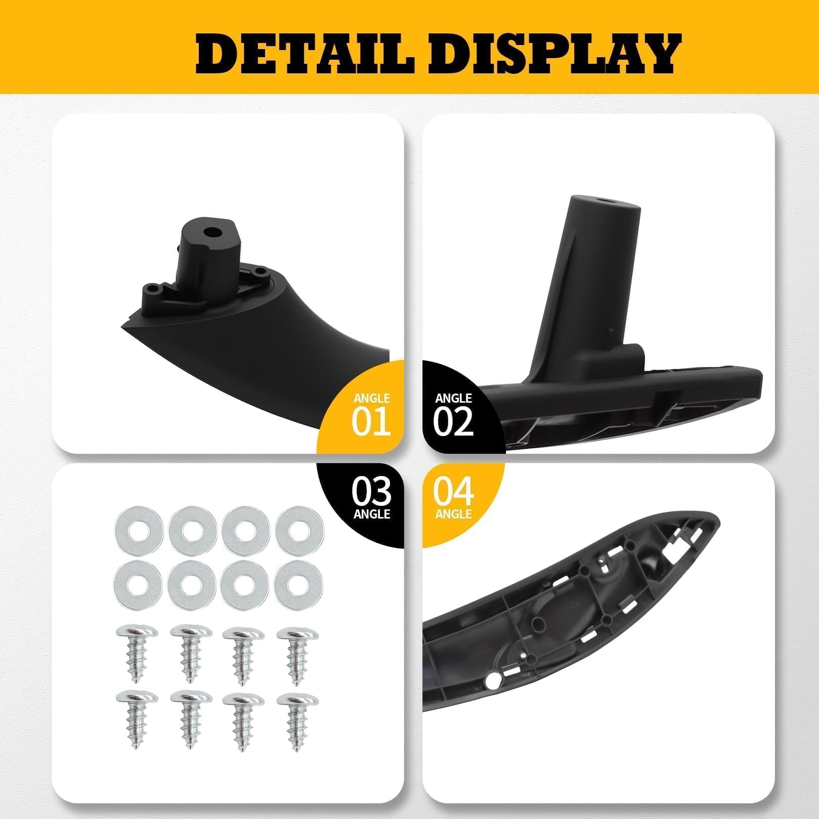 Jecoupoon mounting clips and hole alignment ensuring correct attachment