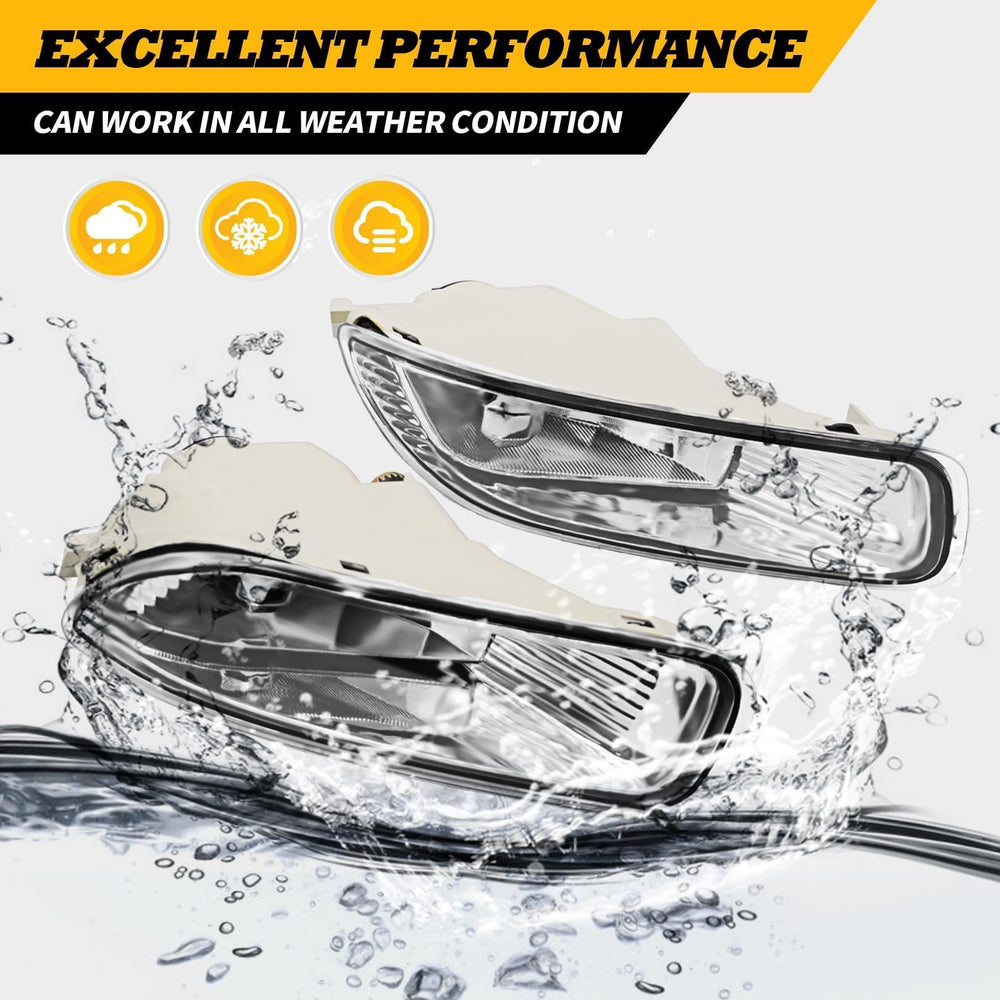 Jecoupoon installed on bumper lifestyle photo showing improved wet-weather visibility