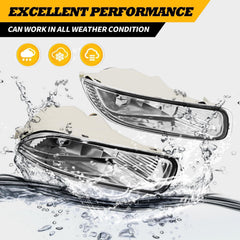 Jecoupoon installed on bumper lifestyle photo showing improved wet-weather visibility