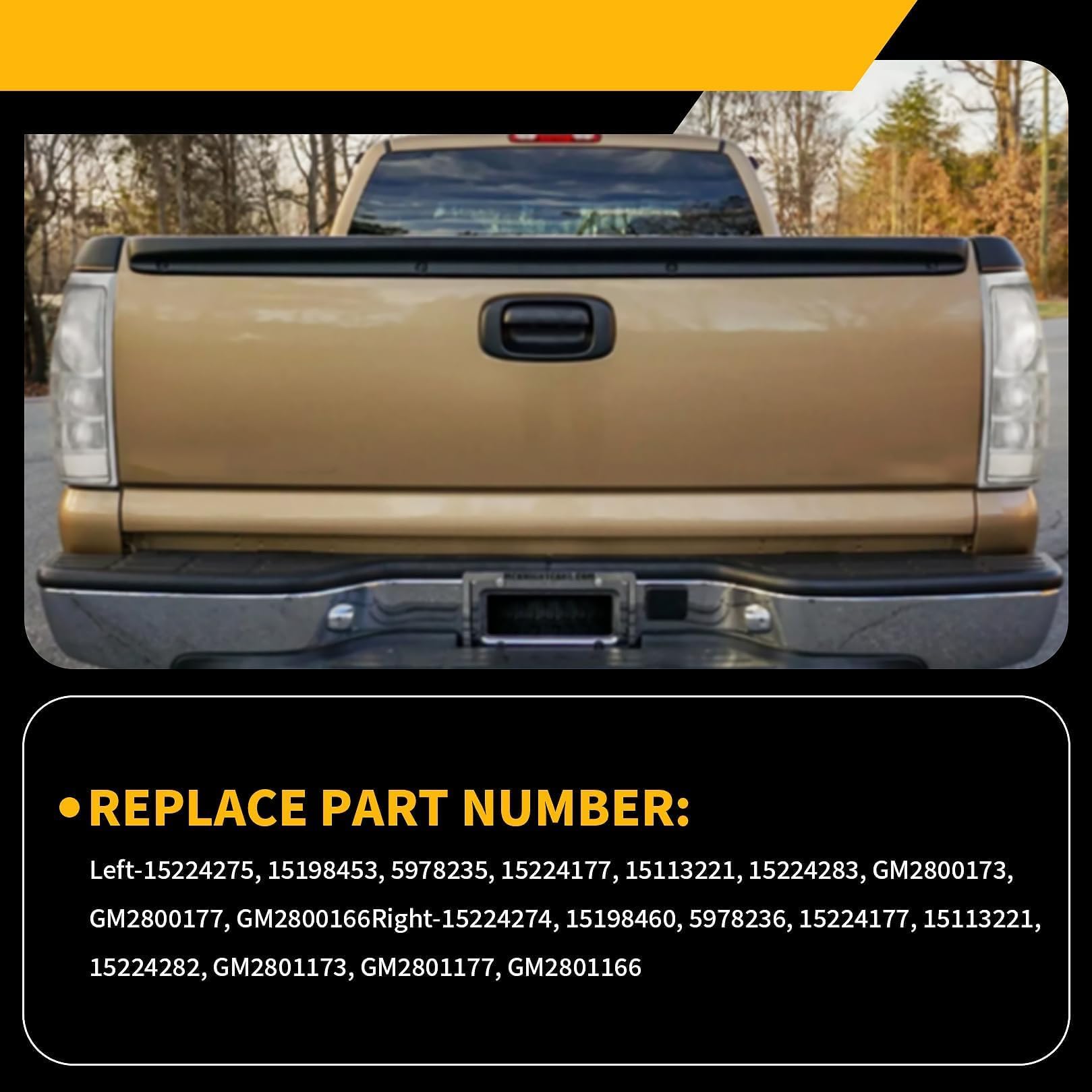 Jecoupoon illuminated tail lights on truck at night showing clear visibility