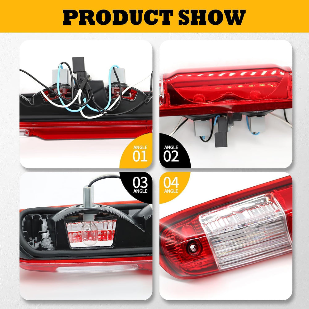 Jecoupoon illuminated brake light at night improving visibility for following vehicles