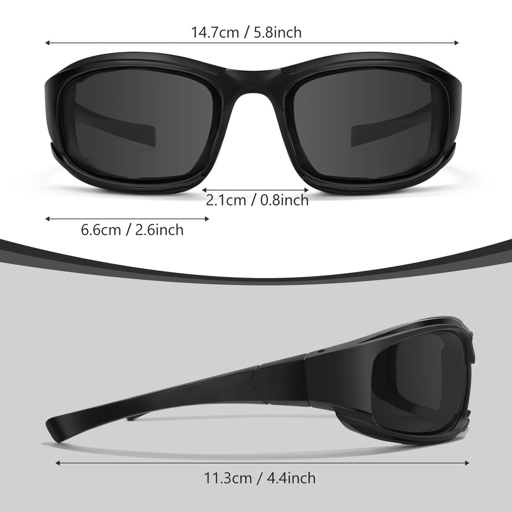 Jeemeele four lens color set displayed to choose tint and reduce glare
