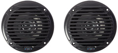 Jensen MS5006BR front grille view showing durable black finish and weatherproof protection
