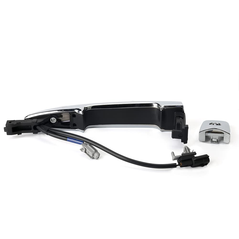 Jepacr handle on vehicle door in lifestyle scene enhancing curb appeal