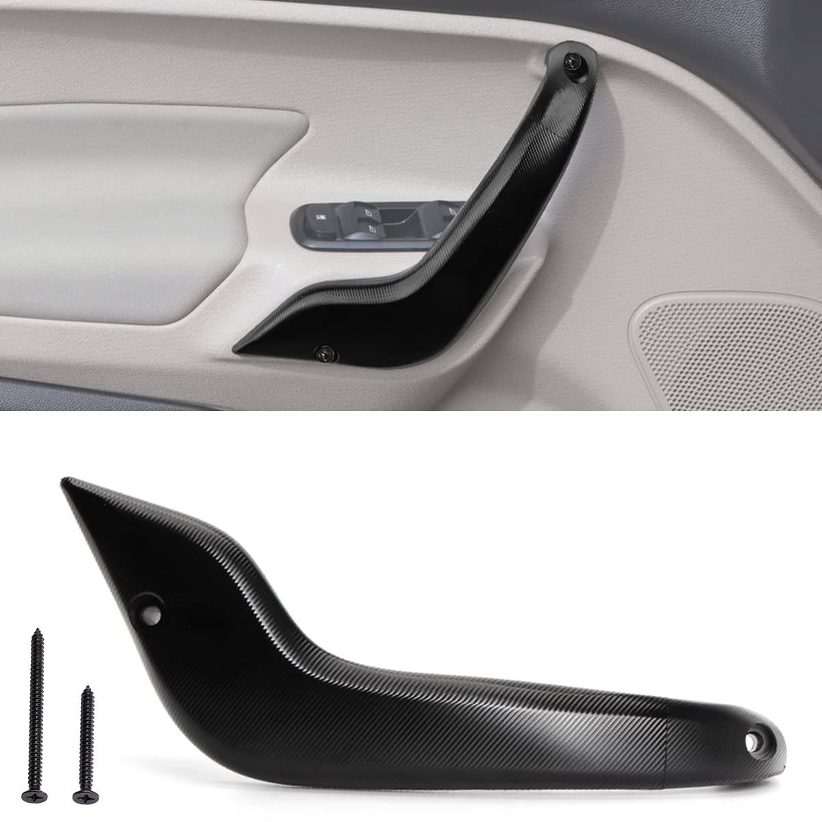Jerbor left-side handle front view showing exact factory-like fit and improved function