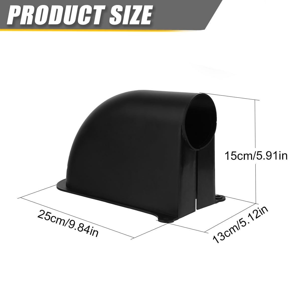JERBOR cover next to ruler showing size for easy fit verification
