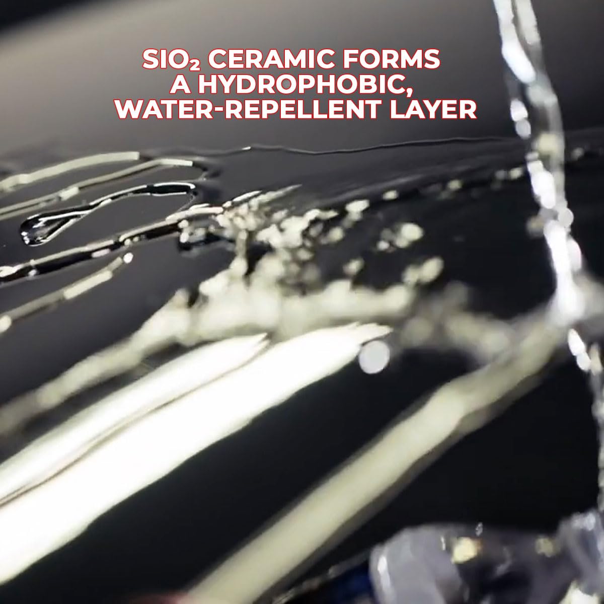Edge of bottle label with product info visible for quick ingredient and usage reference