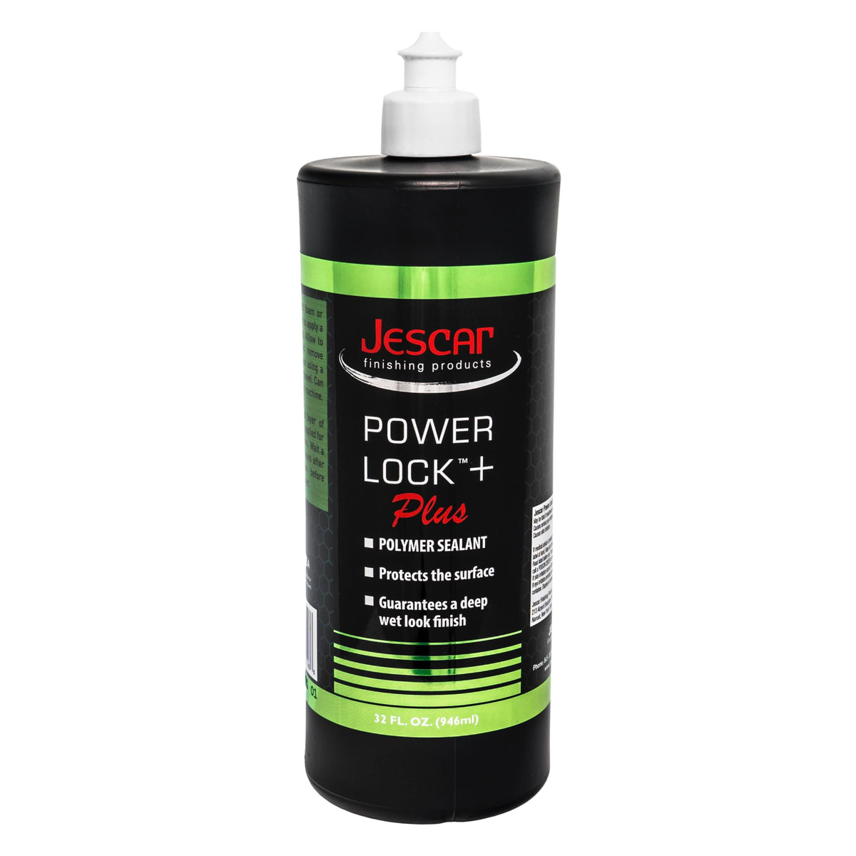 Jescar Power Lock Plus front-facing 32oz bottle showing label and size for clear identification and benefit