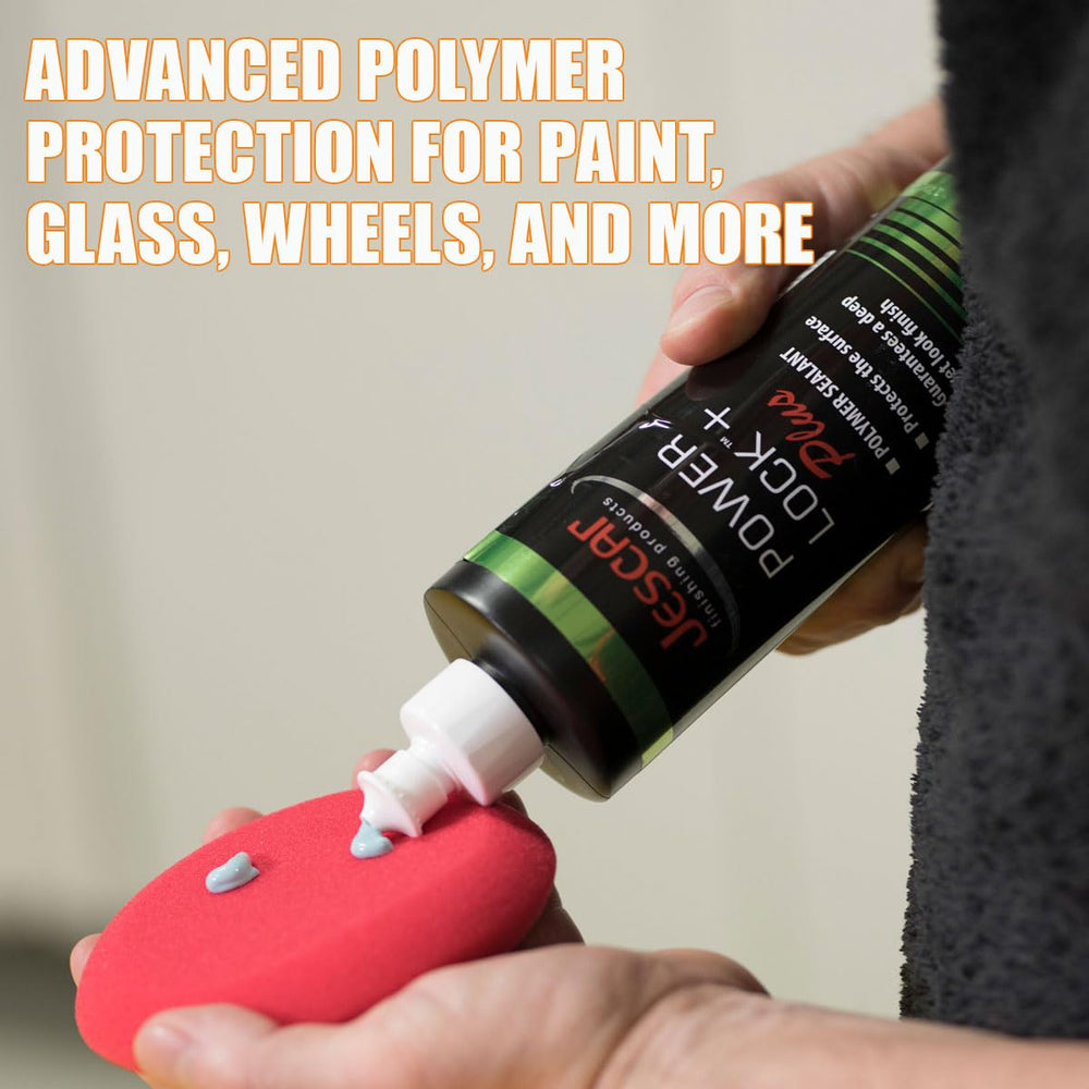 Jescar Power Lock Plus on a shiny vehicle in driveway showcasing durable protection and showroom shine