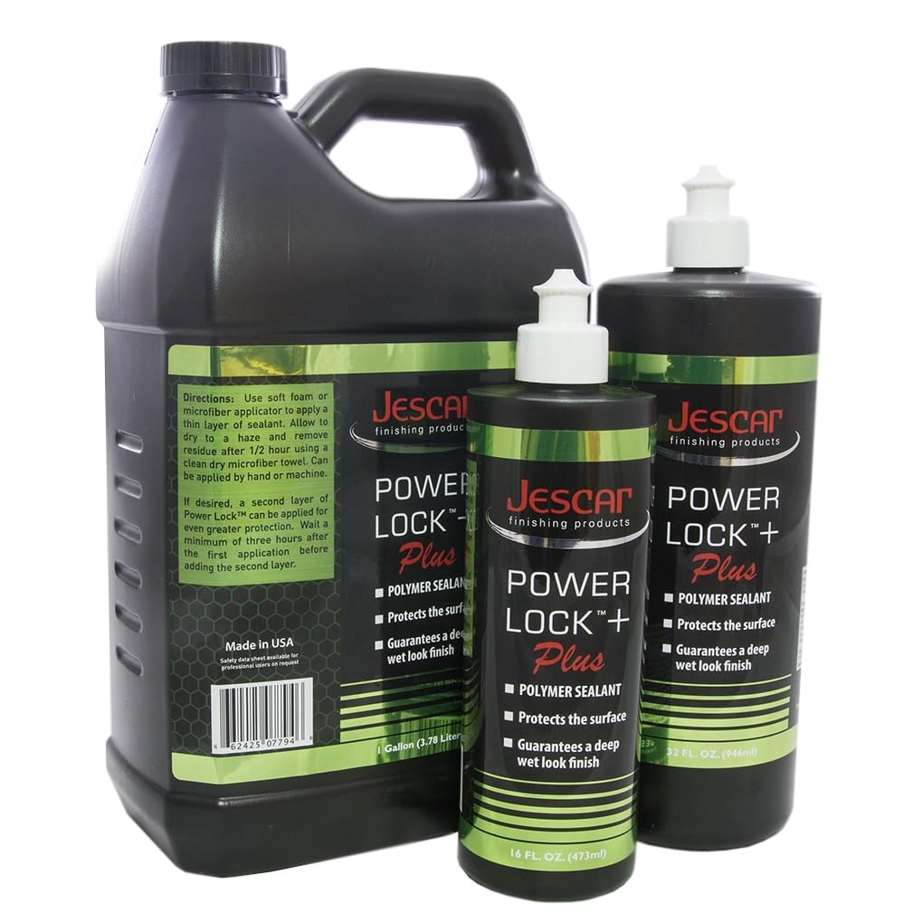 Jescar Power Lock Plus pouring from bottle into palm illustrating easy use and controlled application