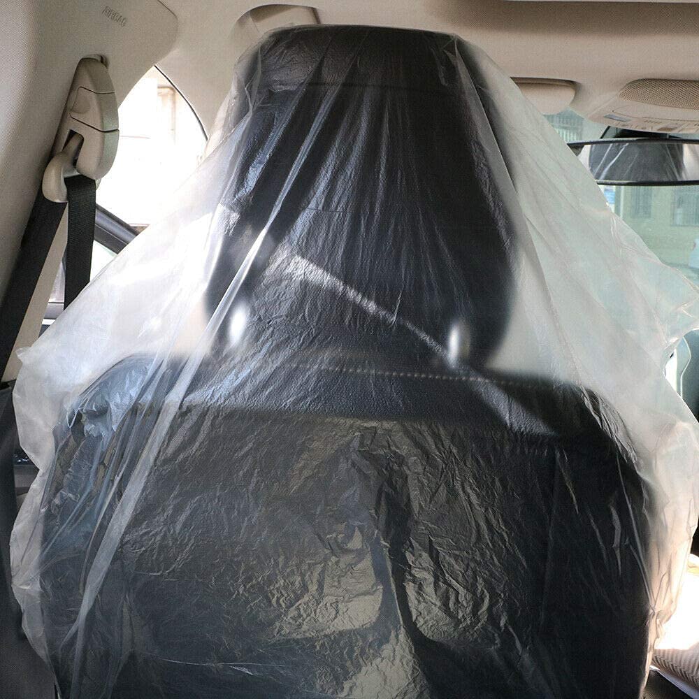 JESUNK cover fitted on airplane seat showing hygienic barrier for travelers
