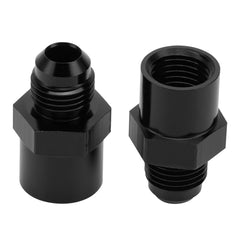 Jetuplusllc adapter front view showing -6AN outlets and compact design for clean installs