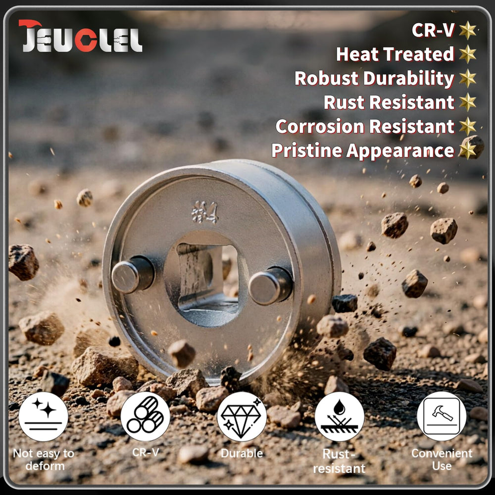 JEUCLEL socket being used on an Audi engine illustrating practical application