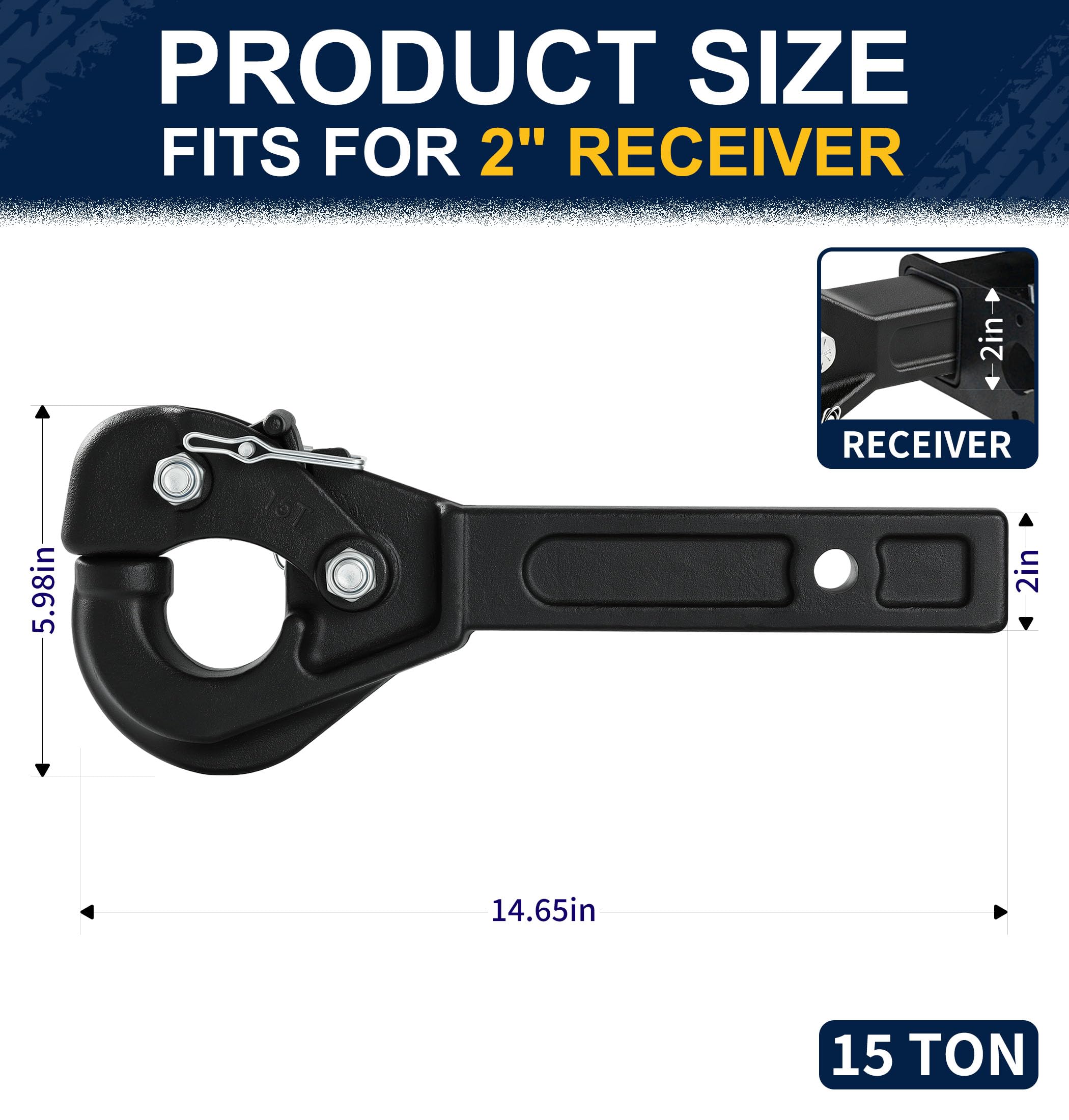 JEXTRA locking pin detail highlighting secure connection and anti-loss benefit