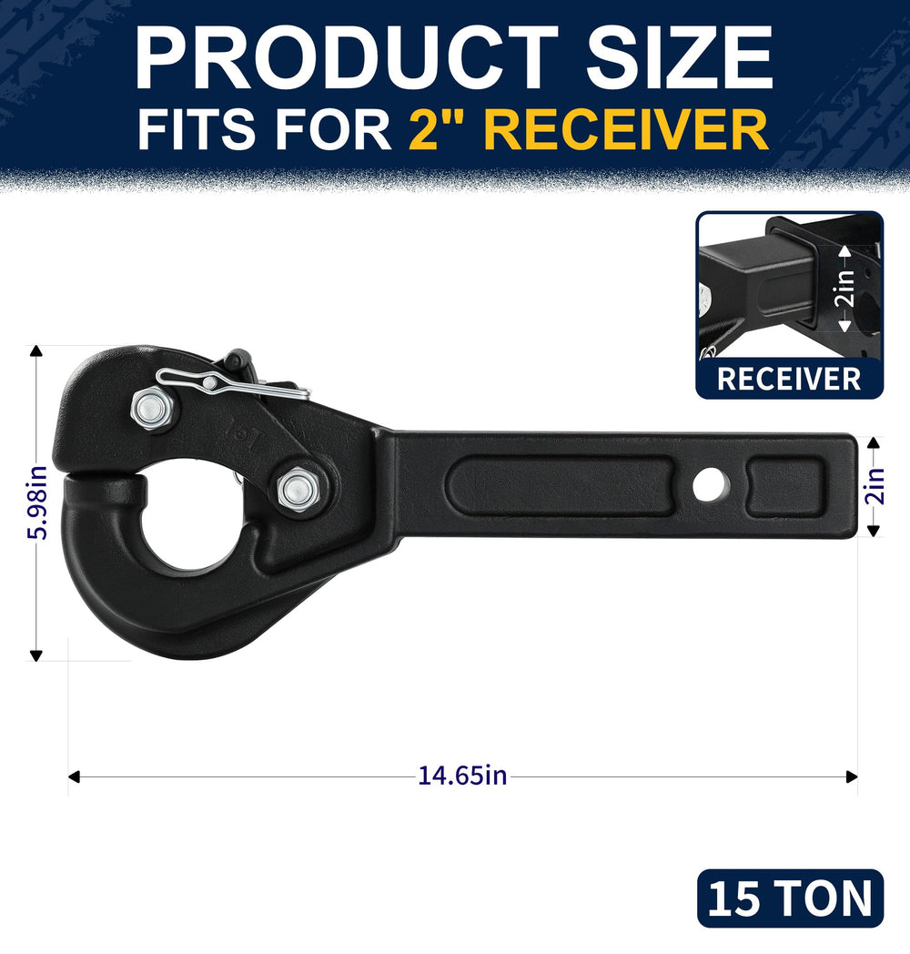 JEXTRA locking pin detail highlighting secure connection and anti-loss benefit
