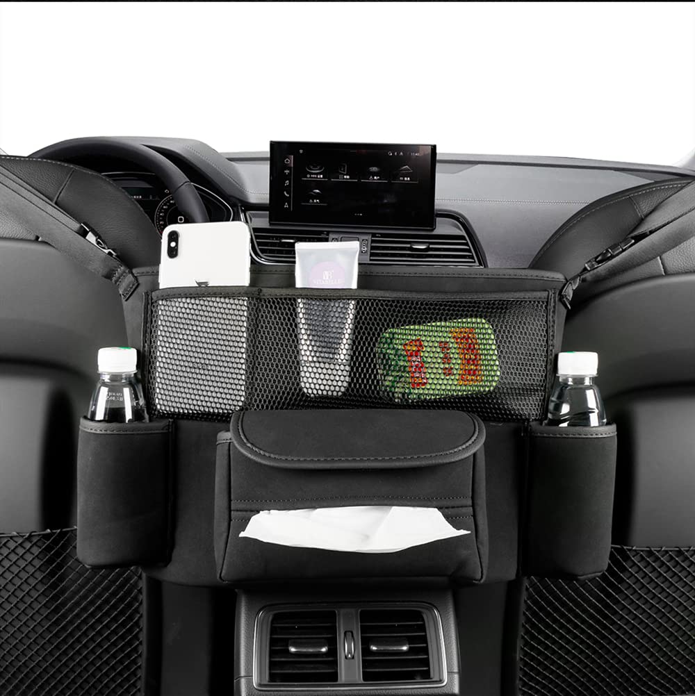 JEYODA front view between seats showing neat storage and quick access
