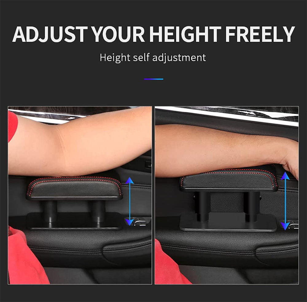 JEYODA lifestyle shot of driver using armrest offering improved forearm comfort