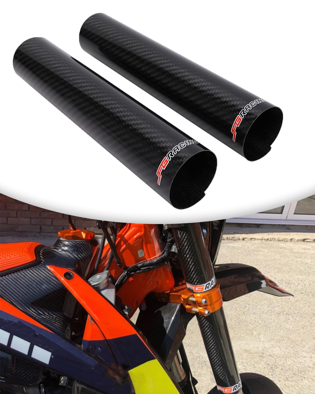 JFG RACING front packaging showing pair and benefits