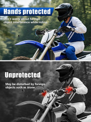 JFG RACING handguard mounted on a dirt bike demonstrating fitment