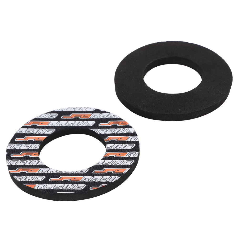 JFG RACING installed on a dirt bike demonstrating fitment and rider ergonomics
