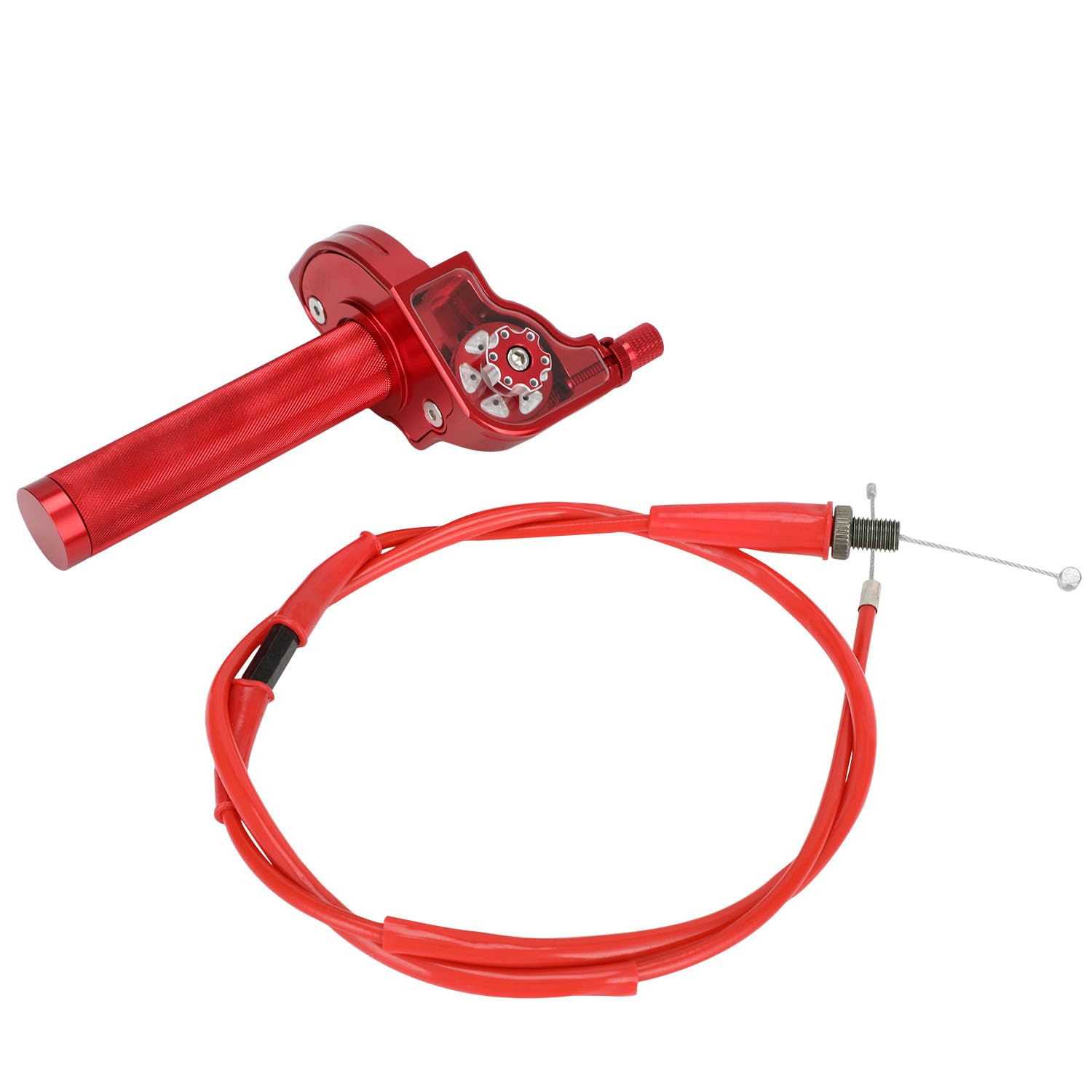 JFG RACING assembled on a pit bike handlebar to show fitment and riding benefit