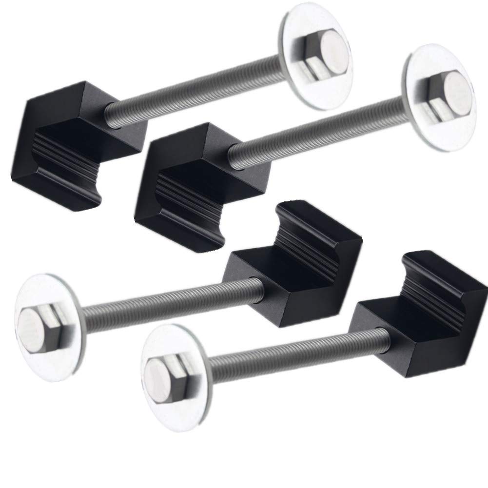 JGR close-up of aluminum J-hook clamp highlighting larger gripping area