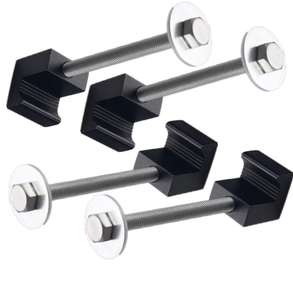 JGR close-up of aluminum J-hook clamp highlighting larger gripping area