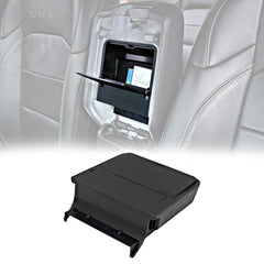 JHD-TOGO front view of black hidden console showing sleek fit