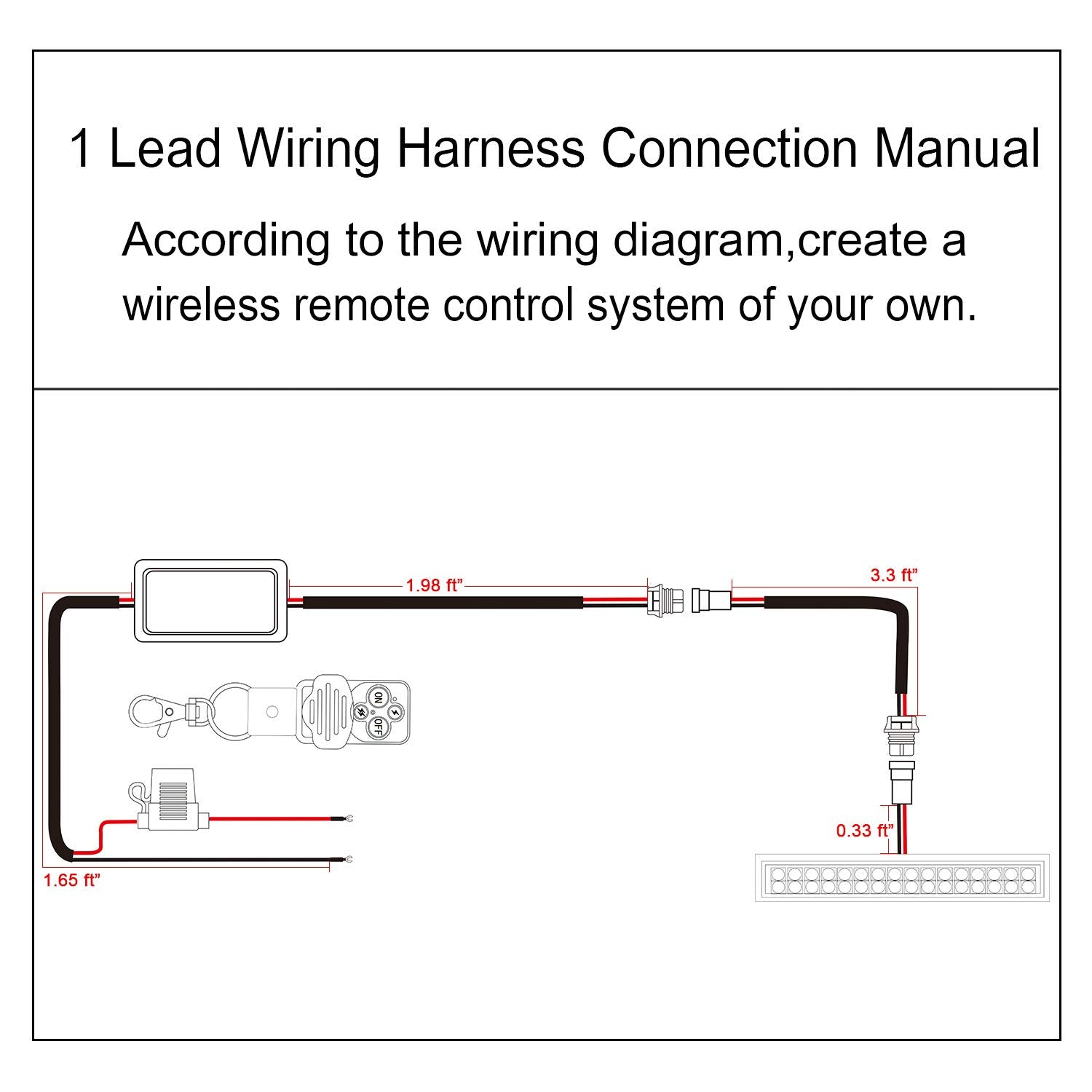 JHE 16AWG cable displayed with scale to show heavy-duty wire gauge