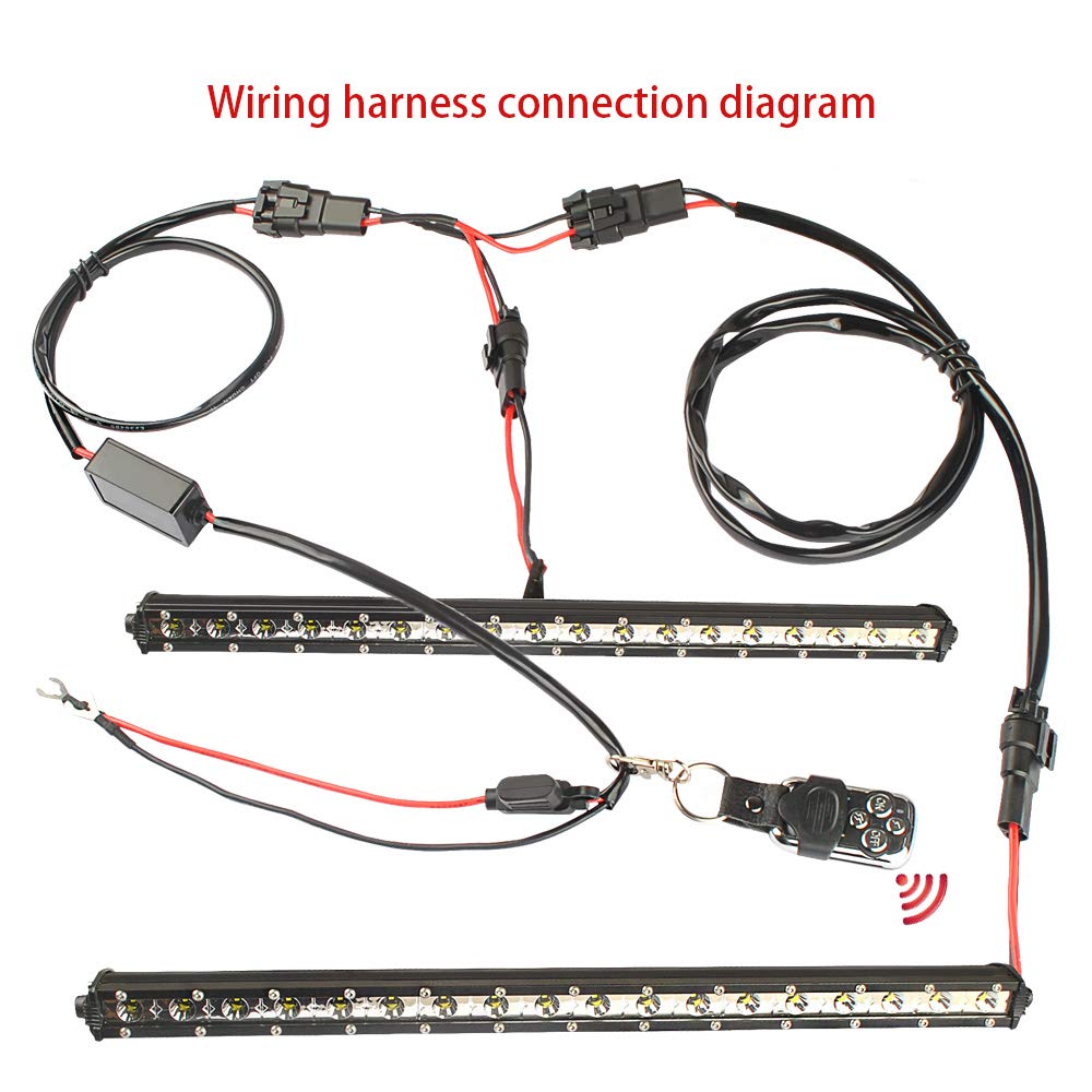 JHE harness installed on jeep bumper illustrating no-drill mounting benefit