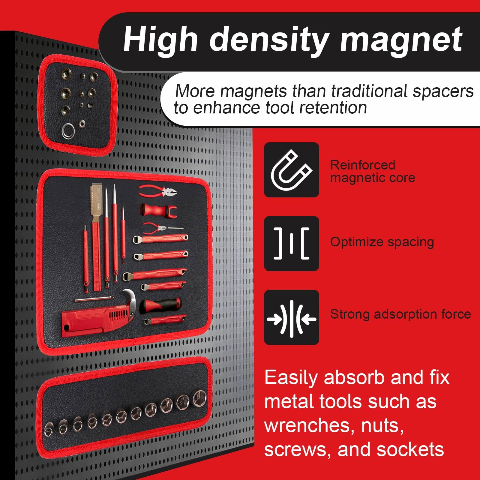 JIANGGX large mat holding multiple tools for organized workspace