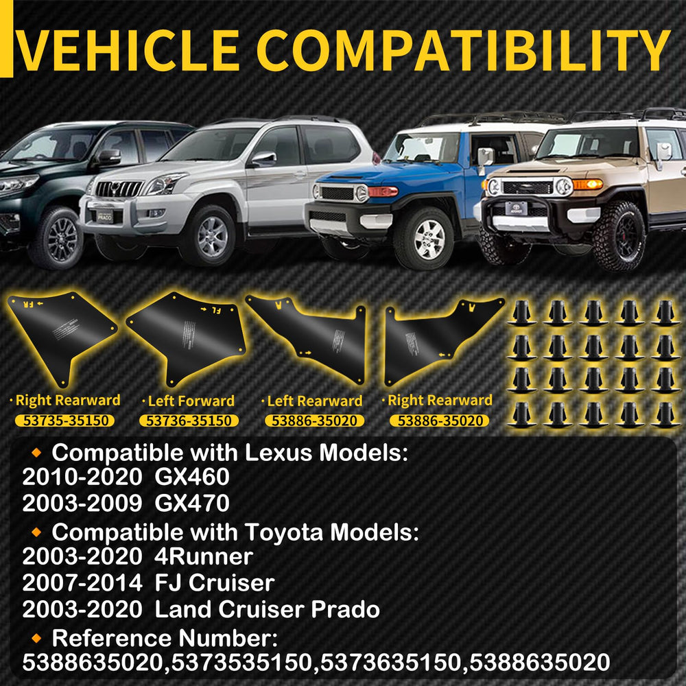 jiankun mounted rear liner illustrating full rear wheel well coverage