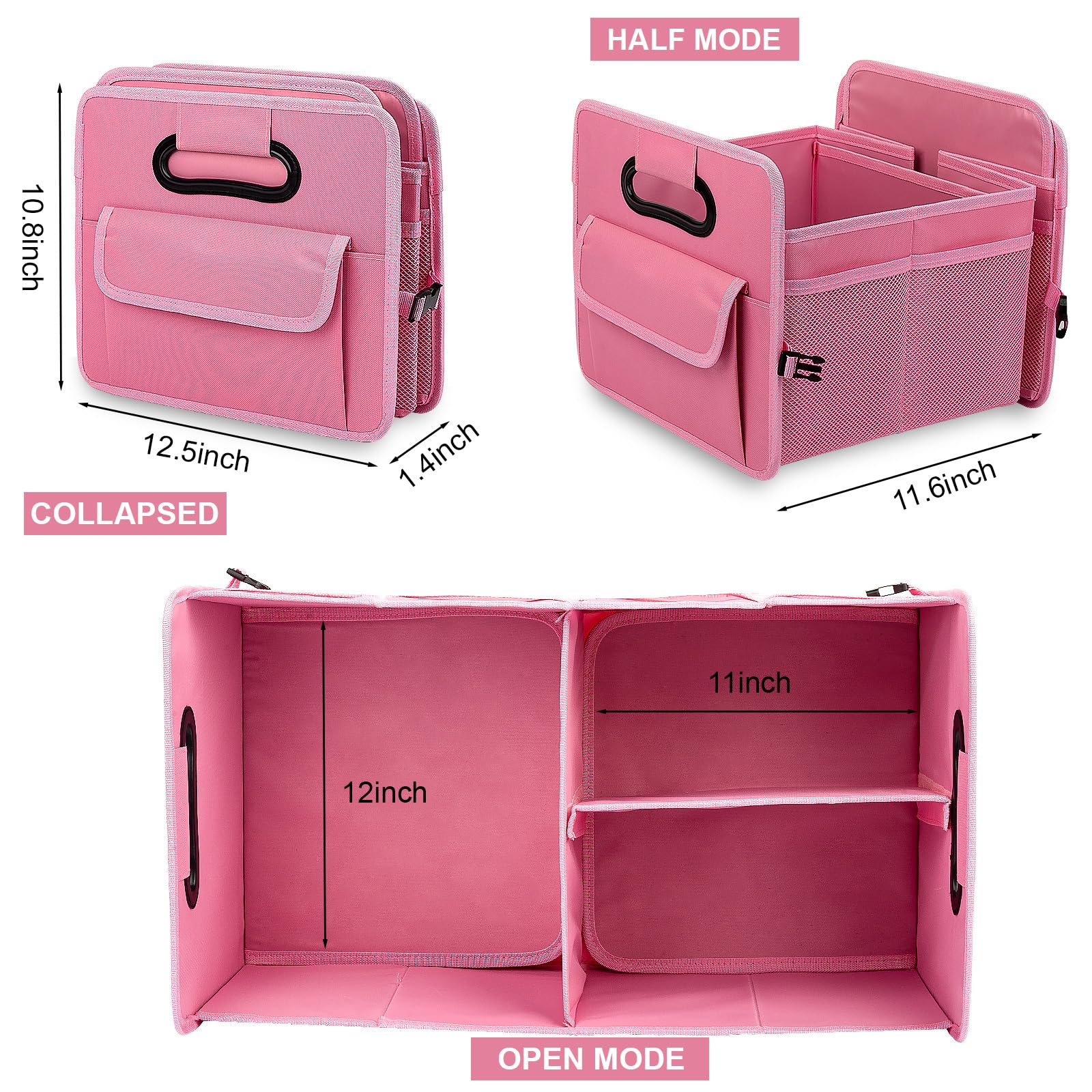 JiatuA collapsed flat secured with buckle for compact easy storage