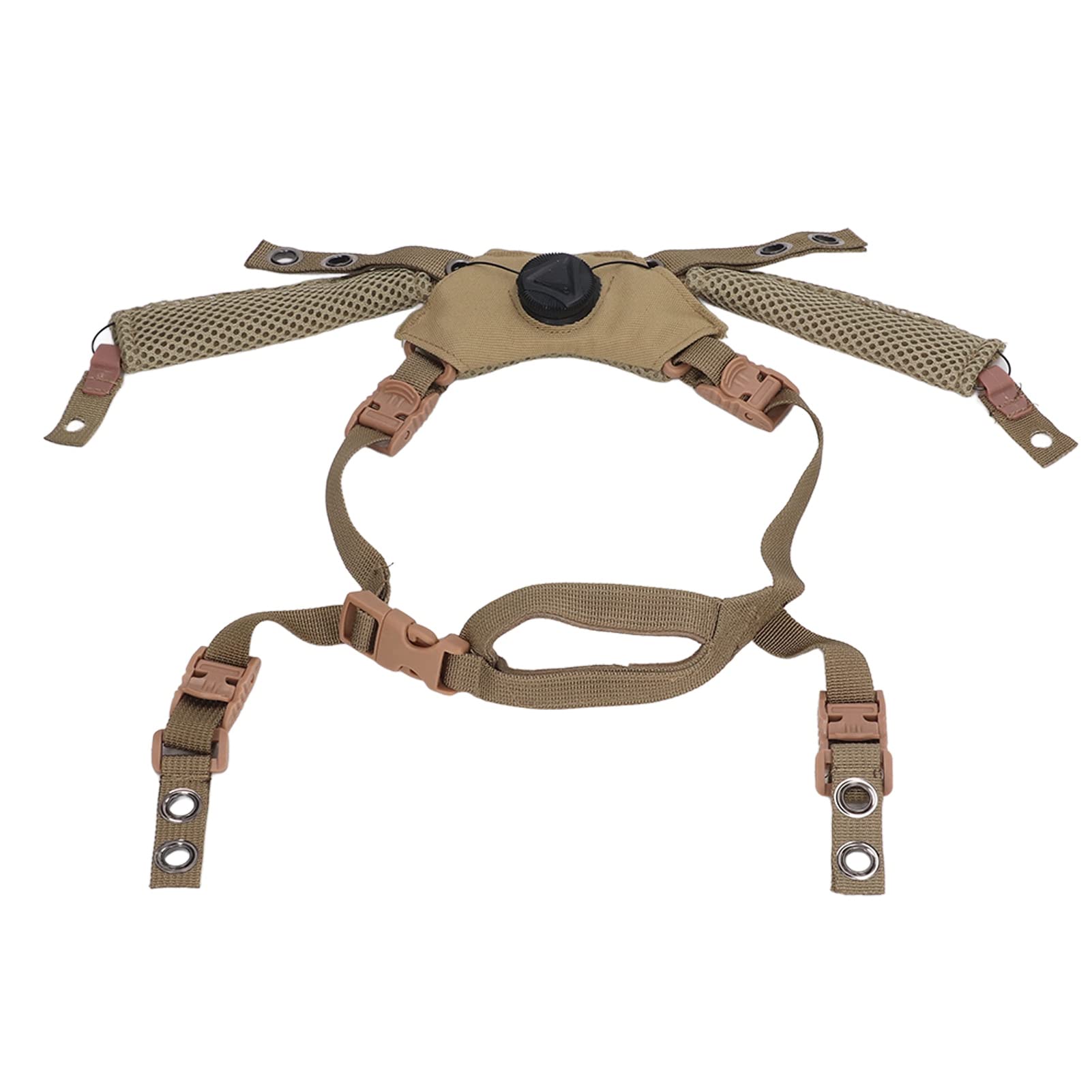 Jiawu mounted on MICH helmet side profile for stable retention benefit