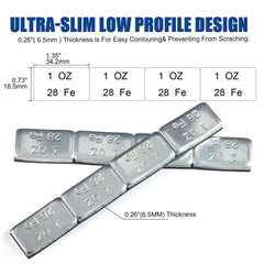 JiiinMiiin 1oz segment side profile displaying low-profile design for neat installation