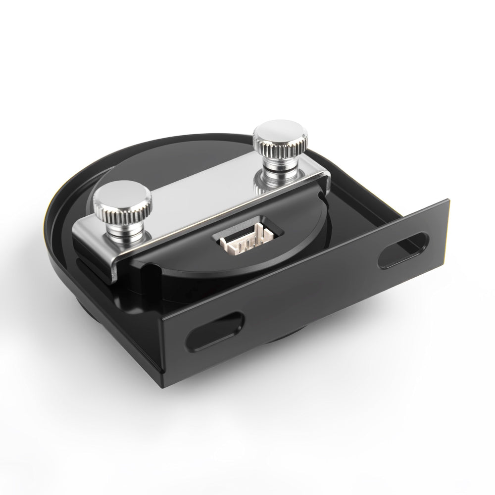 JJCOCO 2-inch gauge next to ruler showing compact size for dash compatibility