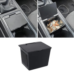 JKCOVER front view showing OEM-fit console organizer and tidy storage benefit