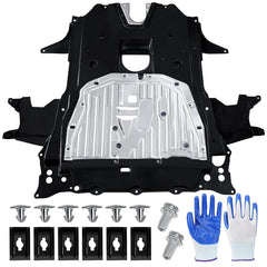 JkorkM front view of splash guard showing exact OEM fit and protection