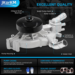 JkorkM package contents with gaskets and gloves simplifying a cleaner installation