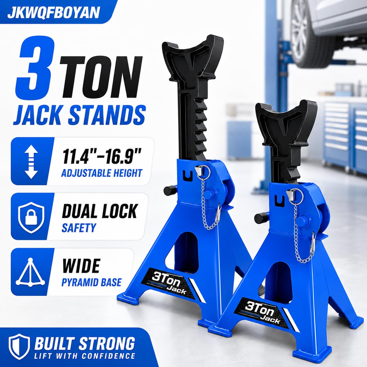 JKWQFBOYAN close-up of notched saddle fitting vehicle edge for secure grip