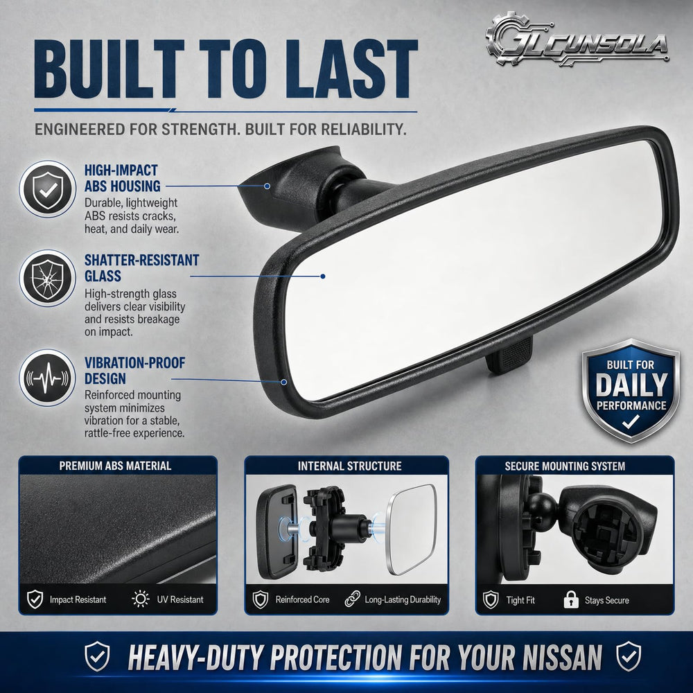 JLCunsola installed on dashboard highlighting improved rear visibility and safety