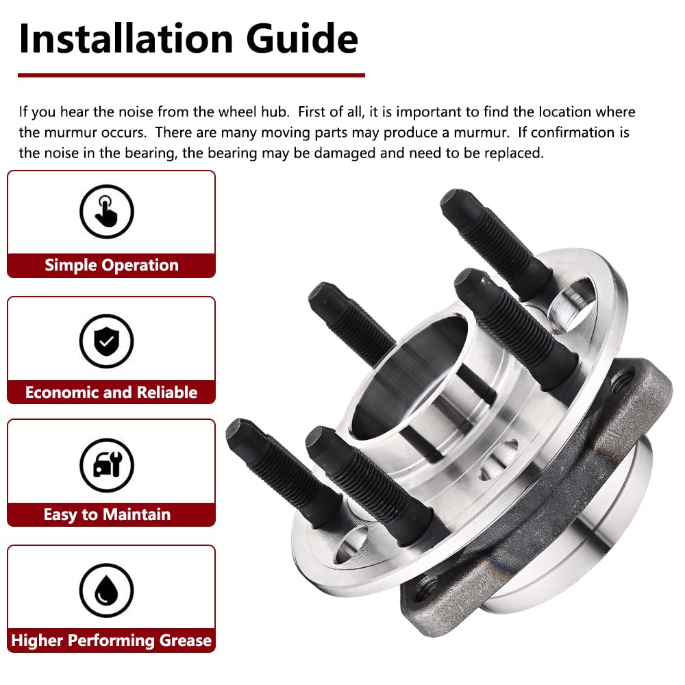 JLEO top view of 5-lug studs offering secure wheel mounting strength