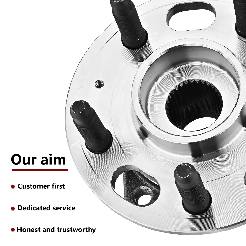 JLEO hub installed on Chevy Equinox demonstrating direct-fit replacement