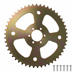 JMCHstore 50T sprocket front view showing bolt pattern and teeth for reliable fit