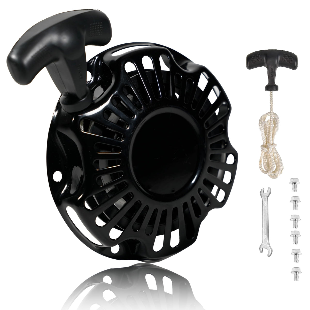 JMCHstore recoil starter front assembly showing robust housing and fit