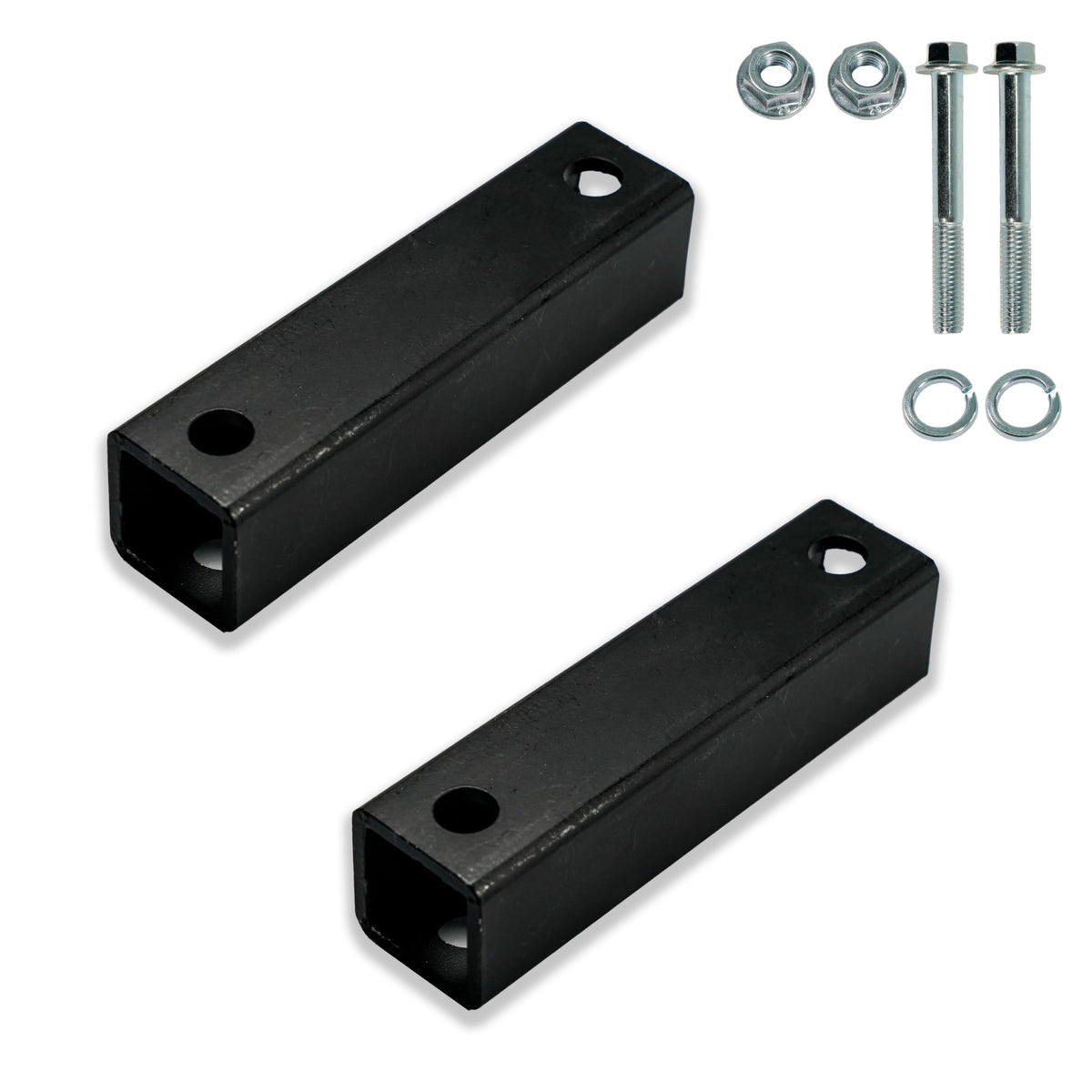 JMCHstore riser front packaging showing kit contents and benefit of clear torque converter fit