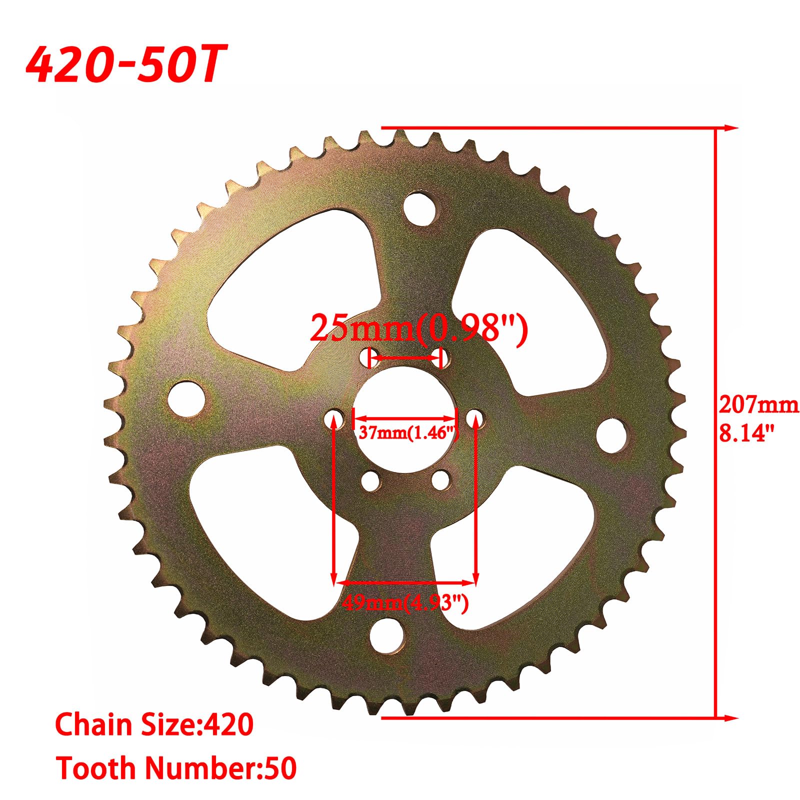 JMCHstore close-up of precision-cut teeth improving chain engagement and longevity