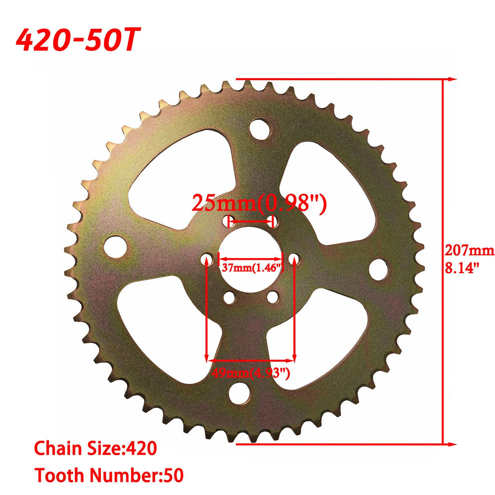 JMCHstore close-up of precision-cut teeth improving chain engagement and longevity